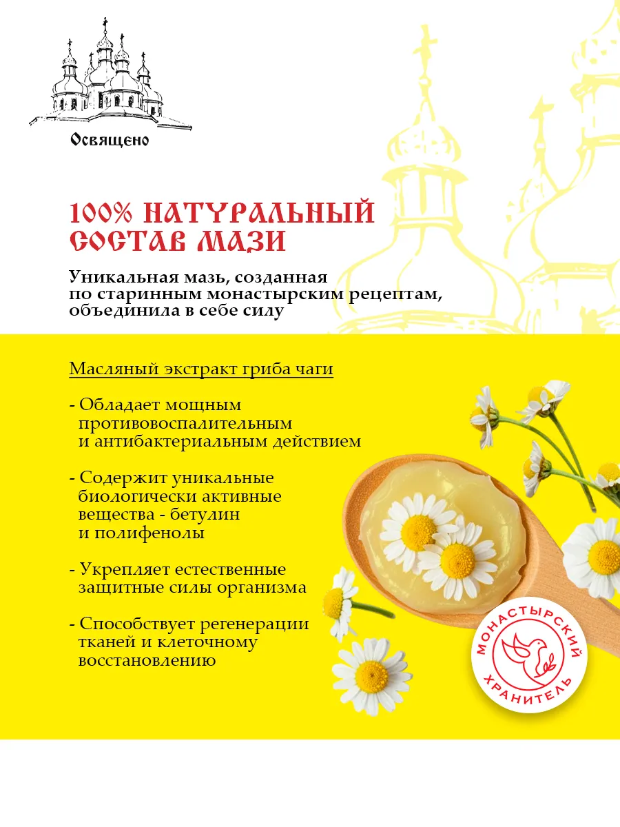 Мазь для суставов Чага