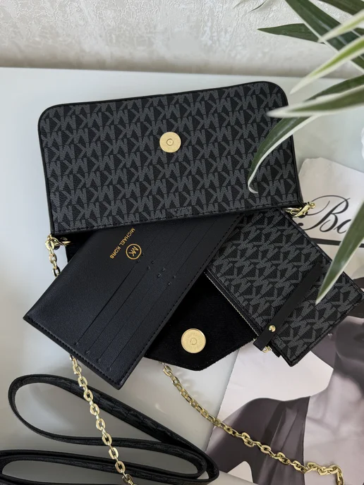 Сумка клатч Michael Kors, черный, фото 3