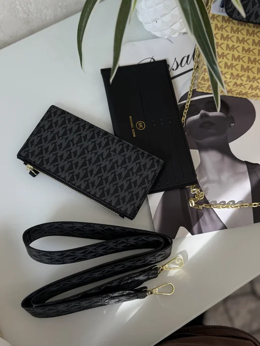 Сумка клатч Michael Kors, черный, фото 4