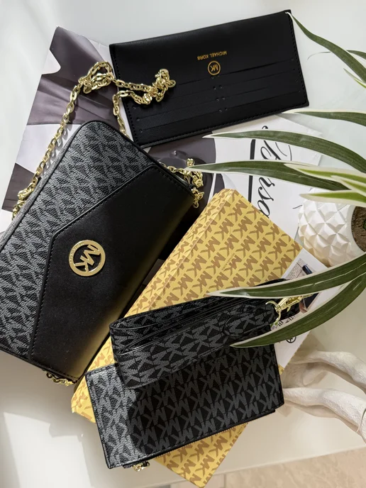 Сумка клатч Michael Kors, черный, фото 5