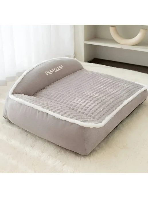 Лежанка для собак со съемным чехлом 60х80 см, XL, 60x80 см, фото 2