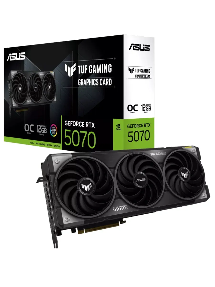 Видеокарта TUF Gaming GeForce RTX 5070 OC 12GB GDDR7 Asus 559357262 купить в интернет‑магазине Wildberries