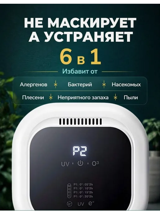 Озонатор воздуха для квартиры и авто дезинфекция, вариант, фото 2