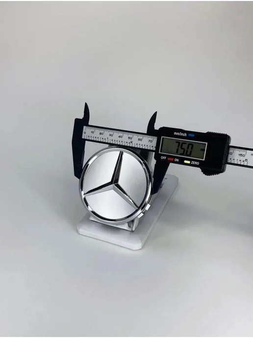 MERCEDES-BENZ Заглушки на диски Mercedes 75мм, серый, фото 6