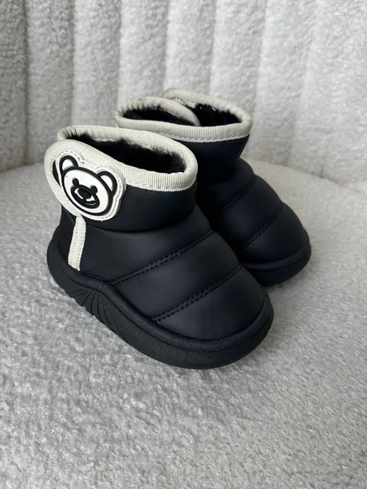 Barni Угги зимние, черный, фото 4