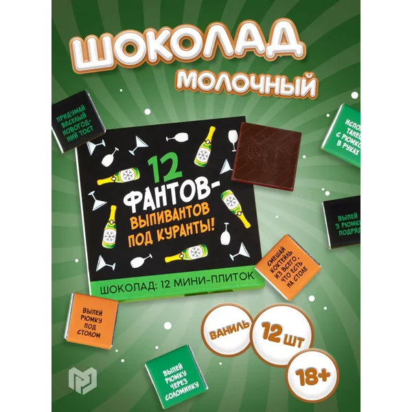 Шоколад молочный набор сладостей в подарок на НГ