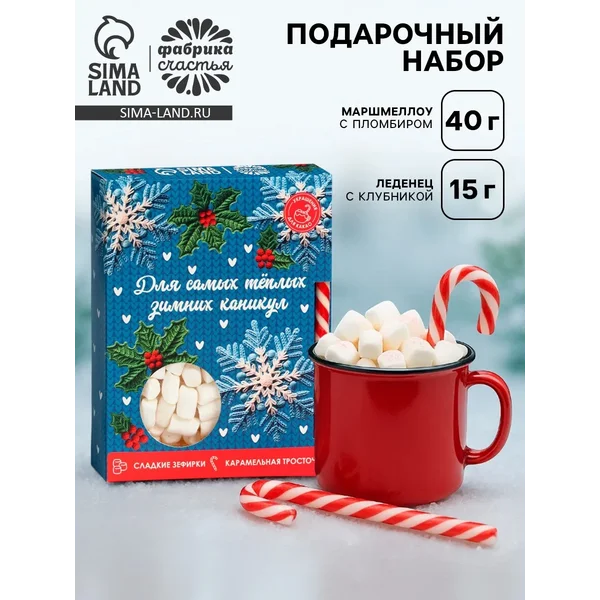 Подарочный набор новогодний «Для тёплых каникул»