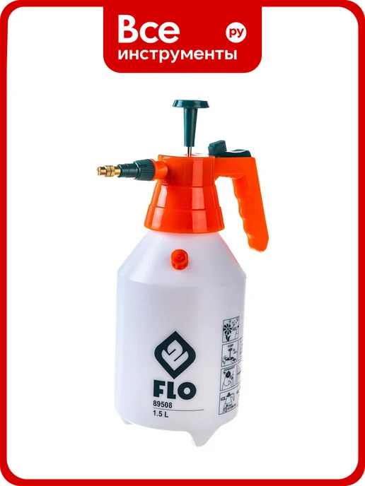 Ручной опрыскиватель FLO 1,5л 89508, 1,5 л