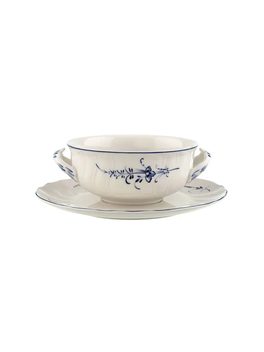 Villeroy & Boch Блюдце для суповой чаши 19 см, Old Luxembourg, синий, фото 2