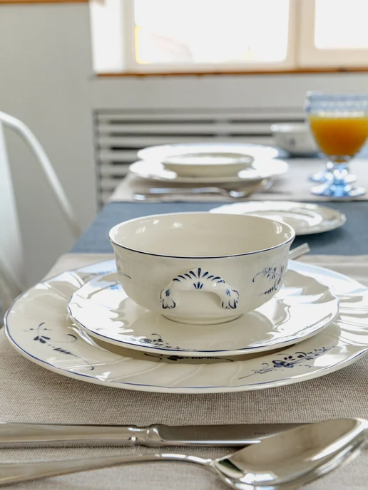 Villeroy & Boch Блюдце для суповой чаши 19 см, Old Luxembourg, синий, фото 6