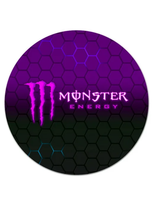HIKOMORI Коврик для мышки (круглый) Monster Energy, вариант