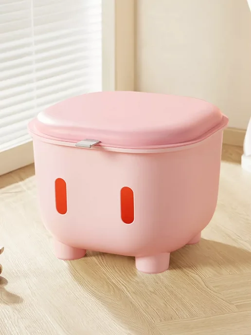 Контейнер для хранения игрушек, розовый, фото 2