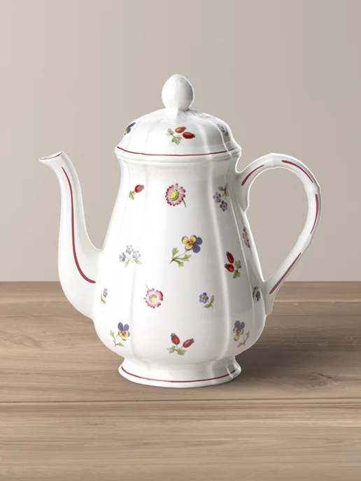 Villeroy & Boch Кофейник на 6 персон 1250 мл, Petite Fleur, Премиум-Фарфор, 1,25 л, фото 3