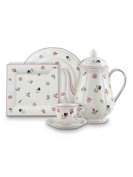 Villeroy & Boch Кофейник на 6 персон 1250 мл, Petite Fleur, Премиум-Фарфор, 1,25 л, фото 4