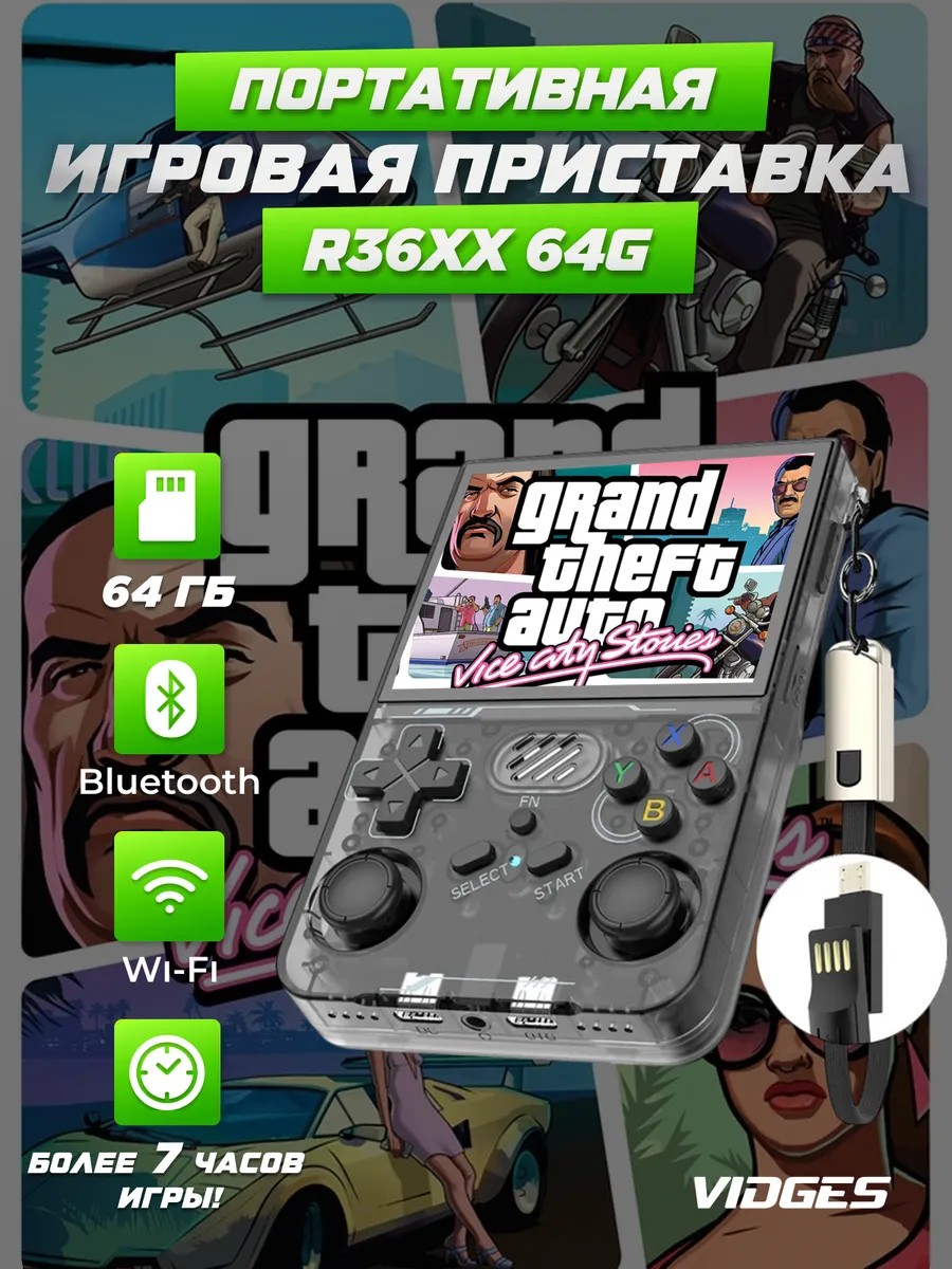 Портативная игровая приставка R36XX