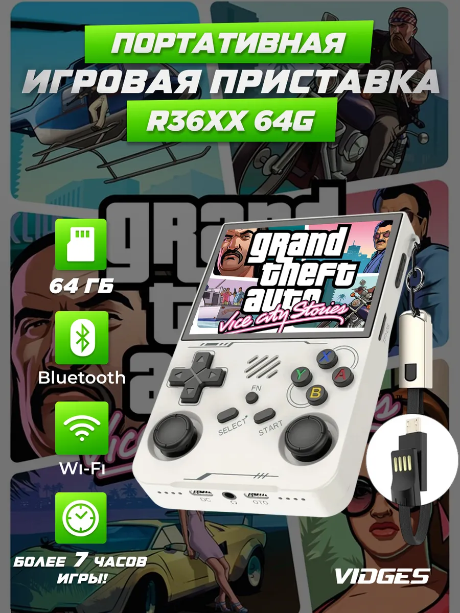 Портативная игровая приставка R36XX