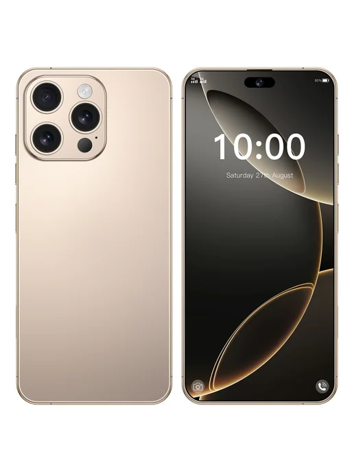 Смартфон Pro Max I16 Promax 12 ГБ, золотой, фото 4