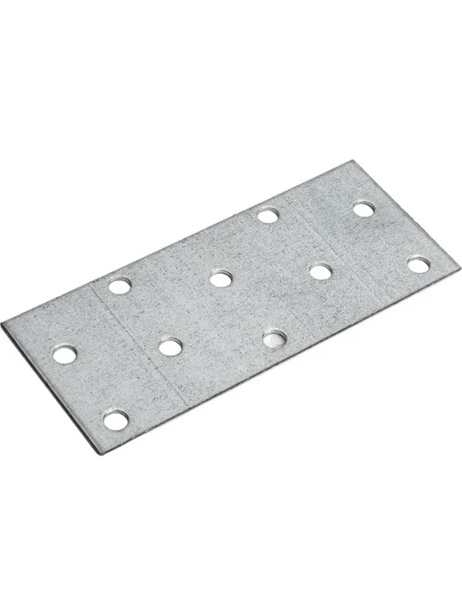 Пластина соединительная металлическая 40x100 строительная, 40x100, фото 2