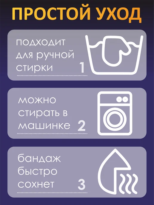 Бандаж на голеностоп, синий, фото 4