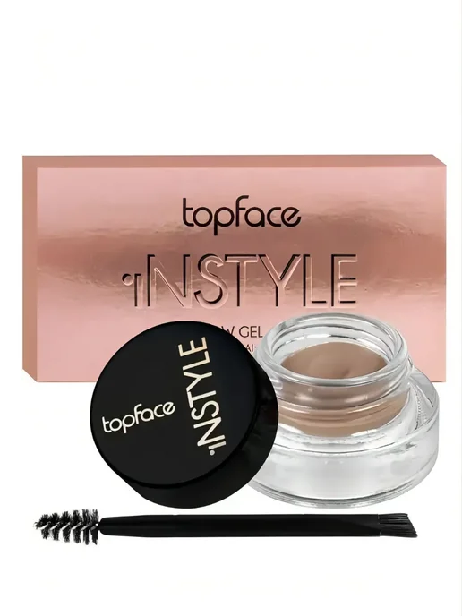 TopFace Гель для бровей Instyle Eyebrow Gel, тон 002, тон 002, бежевый, фото 2