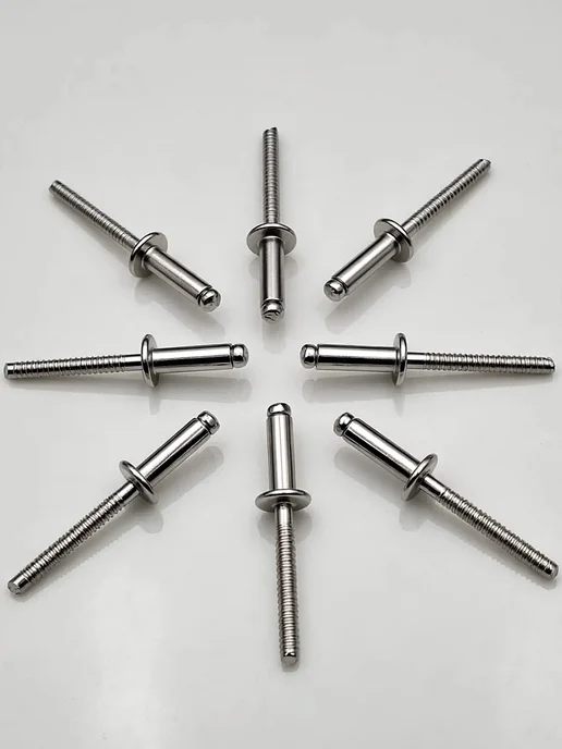 Заклепка Нержавеющая вытяжная A2 3,2х6 25 шт нерж клепки, 3.2x8, 50 шт, фото 3