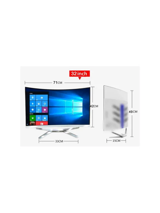 32" Моноблок i7-4770S(8ГБ 256GB)Русская клавиатура русская с…, 8 ГБ, 256 ГБ, фото 2