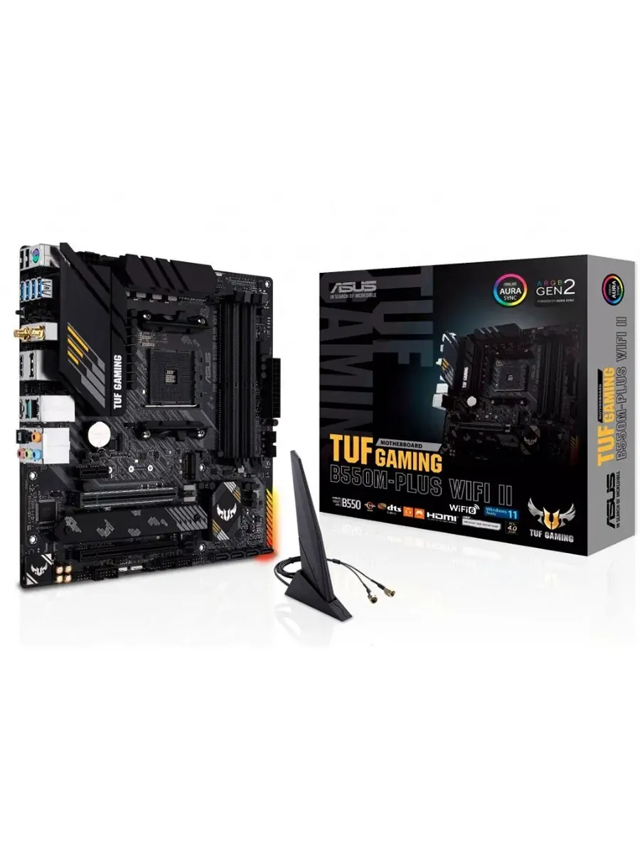 Материнская плата TUF Gaming B550M-Plus WiFi II Asus 560694082 купить за 16 800 ₽ в интернет‑магазине Wildberries