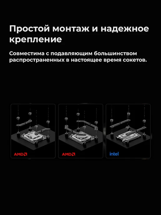 ID-COOLING Водное охлаждение для пк SL360 XE Black AM4 AM5, черный, фото 6