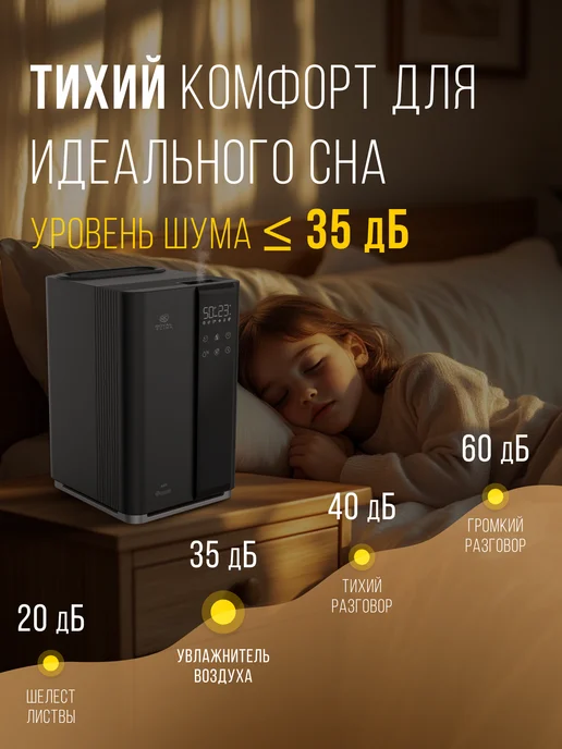 Royal Clima Ультразвуковой увлажнитель с ионизацией серии ASTI, 45 кв.м, черный, фото 3