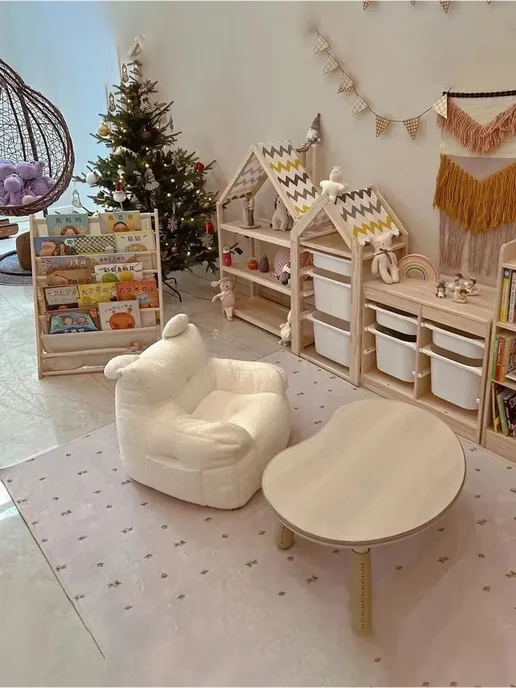 диван детский，детский мягкий диванчик，52*52*48, 52x52x48, фото 4