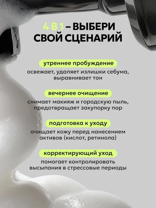 Likato professional Пенка для умывания лица от прыщей с ниацинамидом, 150 мл, фото 4