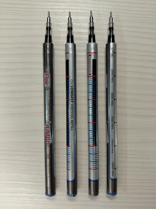FLAIR Набор стержней для ручек Writo-Meter Jumbo на 12 500 - 4 шт, 4 шт, фото 3