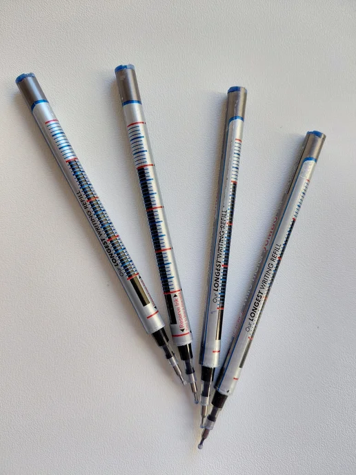 FLAIR Набор стержней для ручек Writo-Meter Jumbo на 12 500 - 4 шт, 4 шт, фото 5