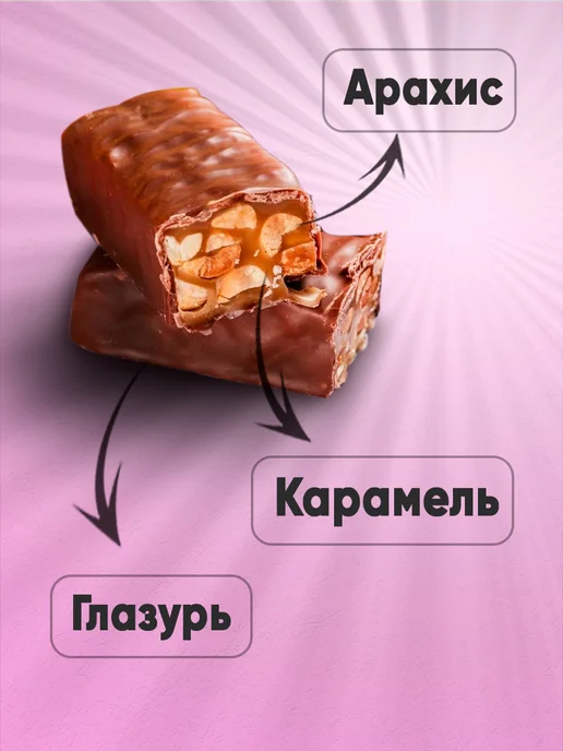 КДВ Шоколадный батончик Ярче, вариант, фото 2