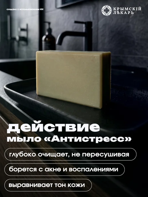 Мануфактура Дом природы Набор натурального крымского мыла Бишофит, 3 шт, фото 4