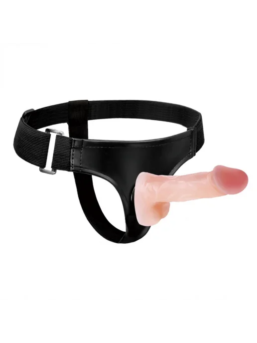 Baile Страпон с креплением на бедро Страпон-трусики с двумя насадками Ultra Passionate Harness, бежевый