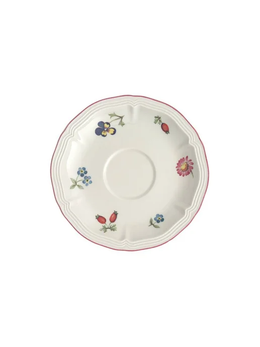 Villeroy & Boch Блюдце для чашки под эспрессо 12 см, Petite Fleur, белый, фото 2