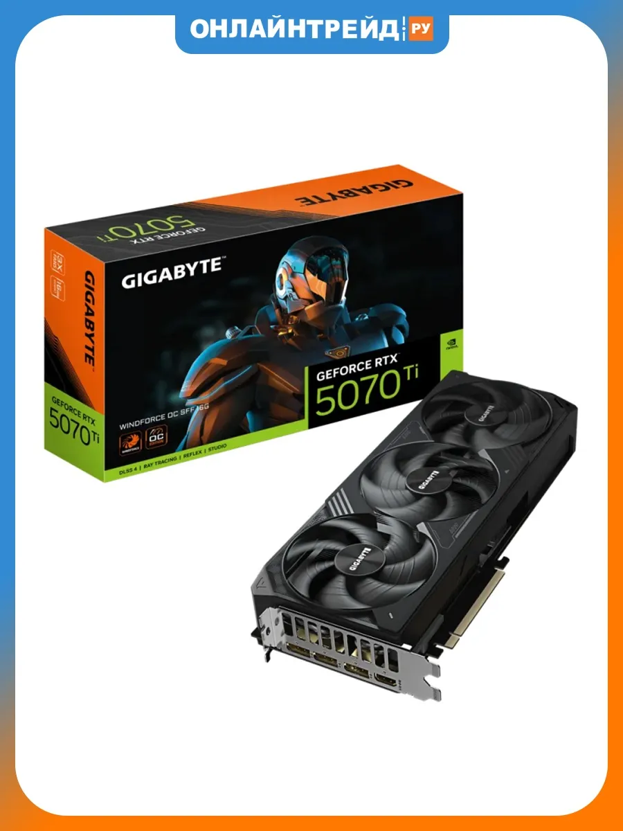 Gigabyte Видеокарта GeForce RTX 5070 Ti WINDFORCE OC SFF 16G