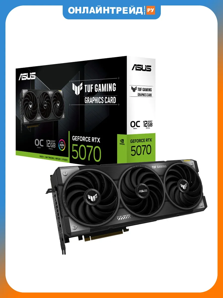 Видеокарта GeForce RTX 5070 TUF GAMING OC 12G Asus 561004314 купить в интернет‑магазине Wildberries