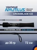 Удилище зимнее CROSSBLADE ICE Single 72M до 35гр Nautilus 561154413 купить за 1 378 ₽ в интернет‑магазине Wildberries
