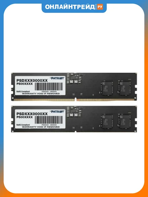 Patriot Memory 32GB (16GB x2) DDR5-5600 (PSD532G5600K), 32 ГБ, 16 ГБ