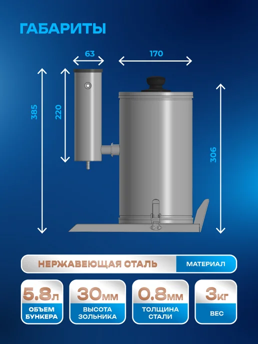 Русская дымка Дымогенератор для холодного копчения Hanhi 2 pro, вариант, фото 7