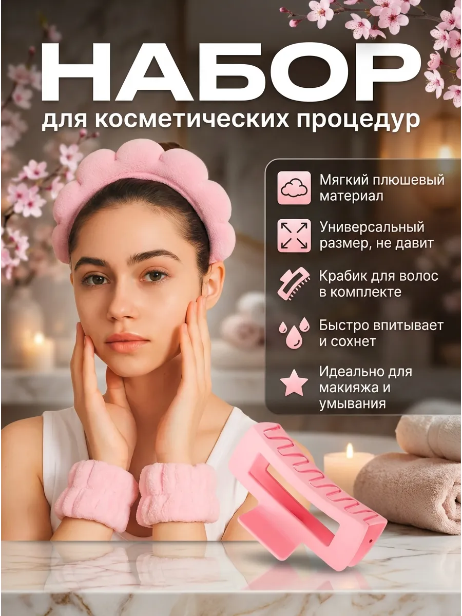 Набор для косметических процедур 4 предмета
