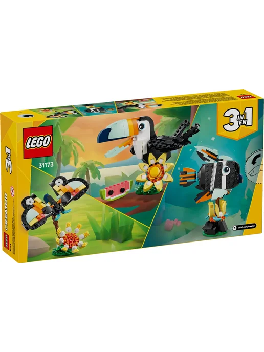 LEGO Конструктор Creator 31173 Тропический тукан 3в1, голубой, фото 2