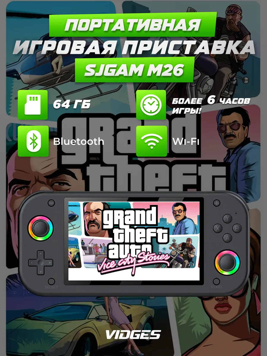 Портативная игровая приставка SJGAM M26