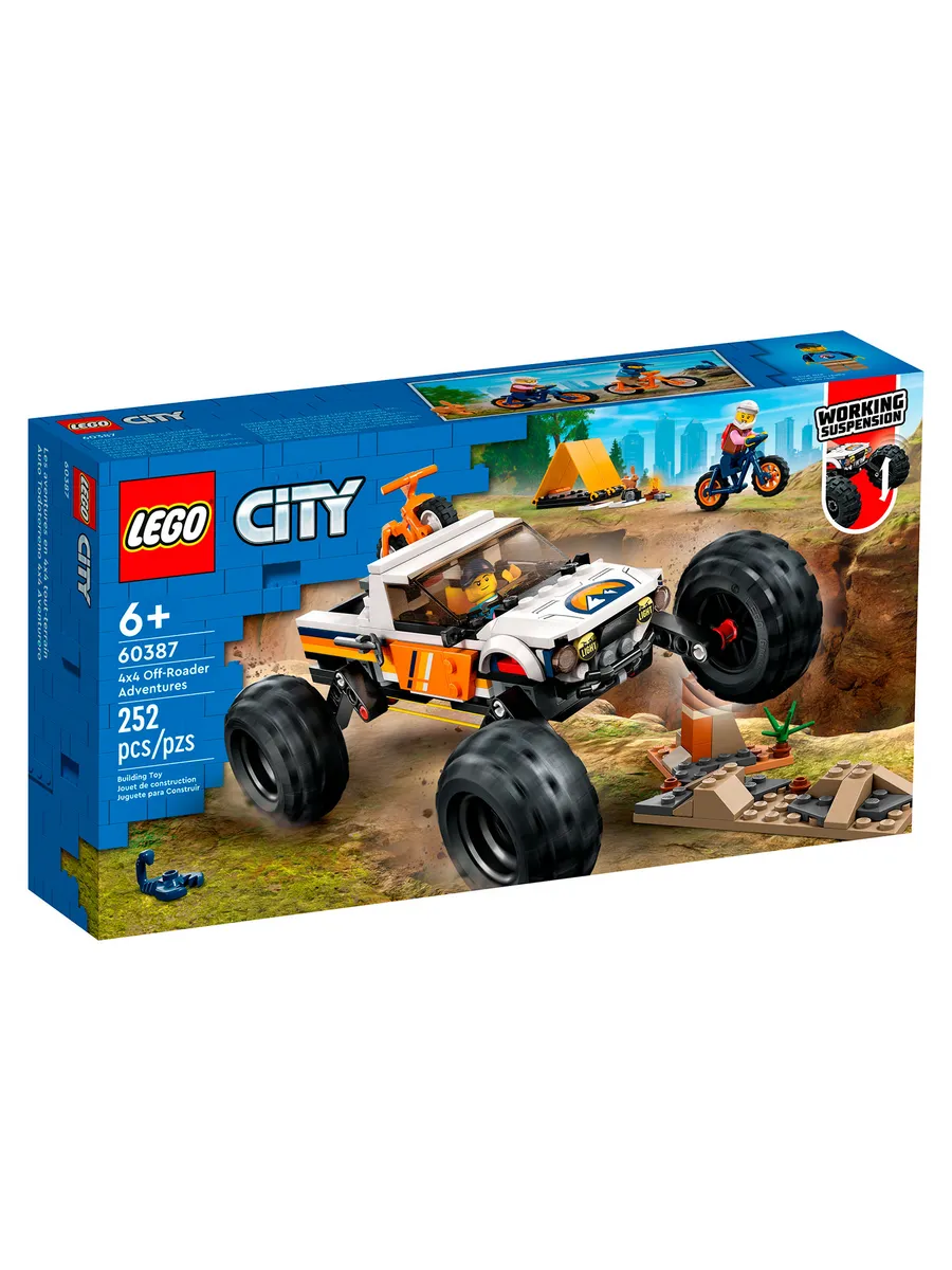 Конструктор LEGO City 60387 Приключения на внедорожнике