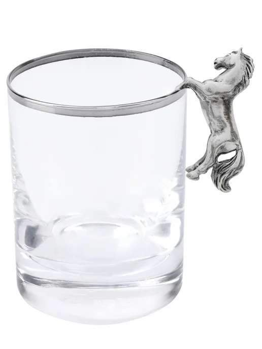 АСТРА 925 Сувенир Лошадь собутыльник серебро 925, серебристый, фото 2