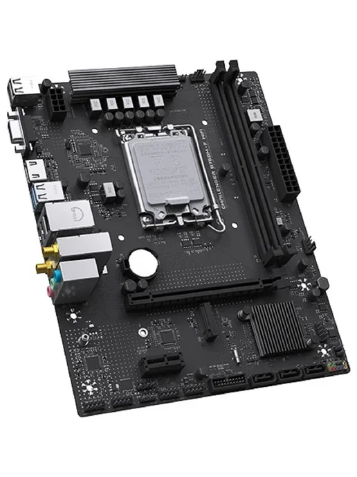 Maxsun Материнская плата MS-Challenger B760M-F WIFI LGA1700 Intel B, черный, в упаковке 2 кг, фото 2