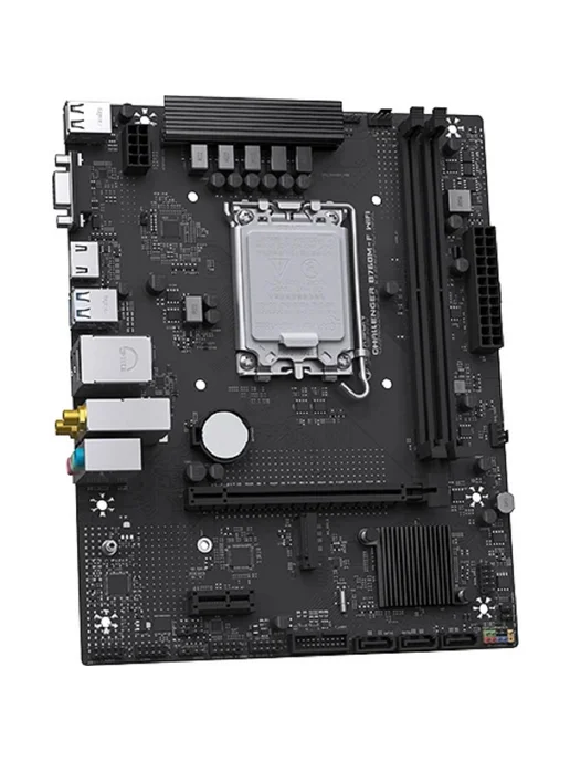 Maxsun Материнская плата MS-Challenger B760M-F WIFI LGA1700 Intel B, черный, в упаковке 2 кг, фото 3