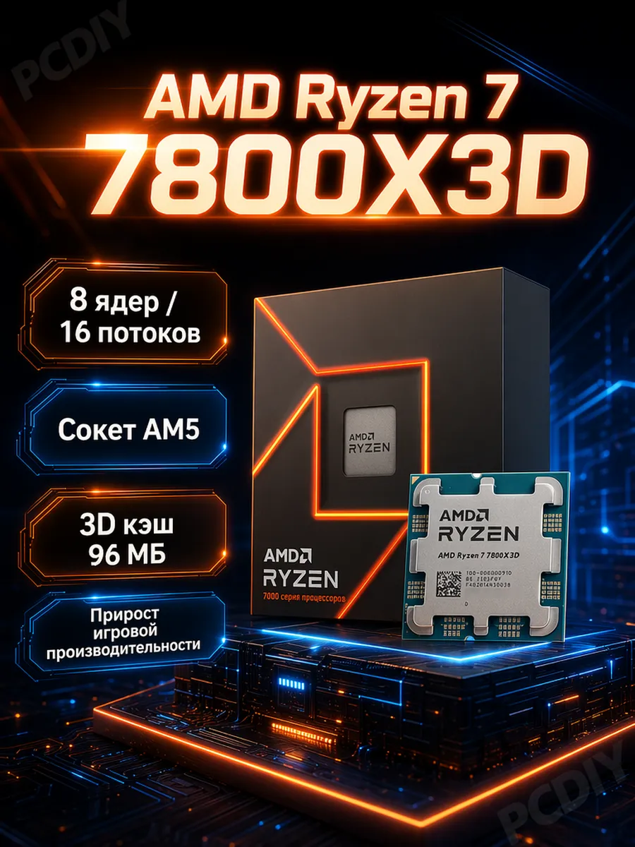 Ryzen7 7800X3D Процессор